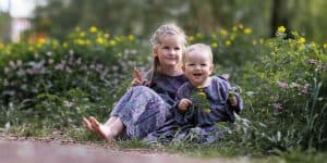 Kinderfotografie Wald Weg Geschwister | Fotograf bilderschlag Erfurt