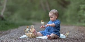 Kinderfotografie Küken Baby | Fotograf bilderschlag Erfurt